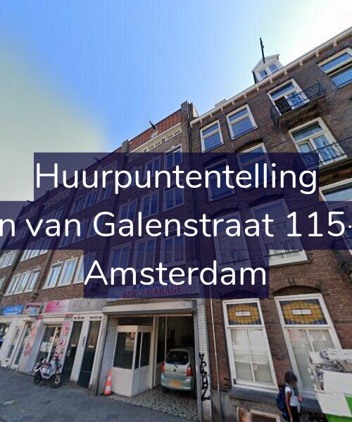 Foto gevel Huurpuntentelling voor Jan van Galenstraat 115-B, Amsterdam