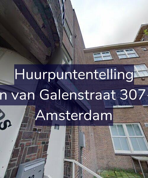 Foto gevel Huurpuntentelling voor Jan van Galenstraat 307-3, Amsterdam