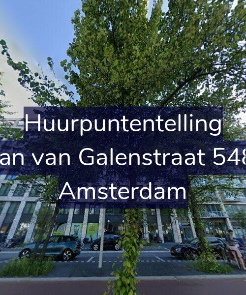 Foto gevel Huurpuntentelling voor Jan van Galenstraat 548, Amsterdam