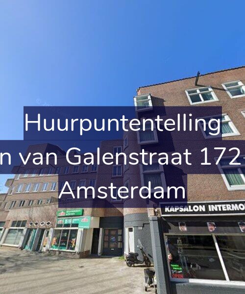 Foto gevel Huurpuntentelling voor Jan van Galenstraat 172-3, Amsterdam