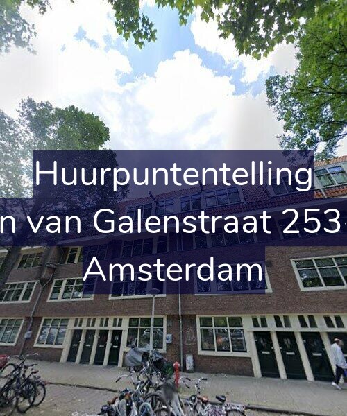 Foto gevel Huurpuntentelling voor Jan van Galenstraat 253-2, Amsterdam