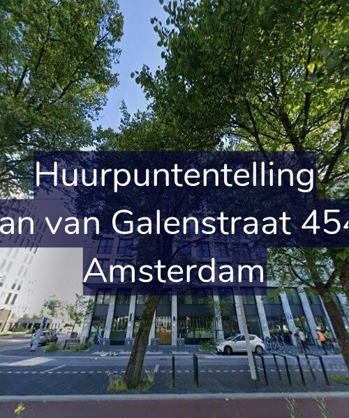 Foto gevel Huurpuntentelling voor Jan van Galenstraat 454, Amsterdam