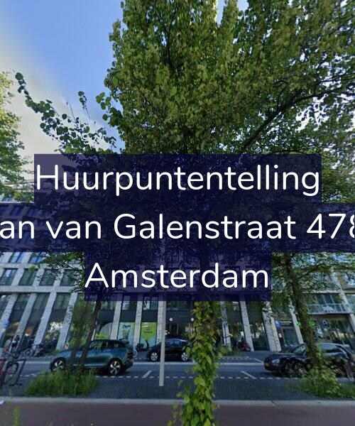 Foto gevel Huurpuntentelling voor Jan van Galenstraat 478, Amsterdam