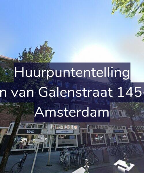 Foto gevel Huurpuntentelling voor Jan van Galenstraat 145-2, Amsterdam