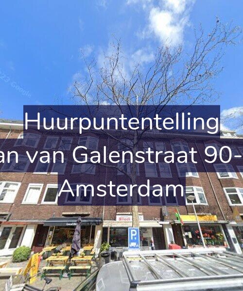 Foto gevel Huurpuntentelling voor Jan van Galenstraat 90-1, Amsterdam
