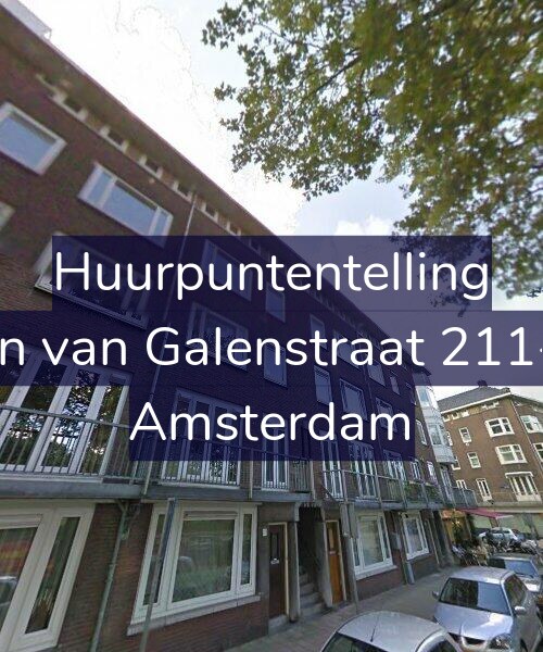 Foto gevel Huurpuntentelling voor Jan van Galenstraat 211-1, Amsterdam
