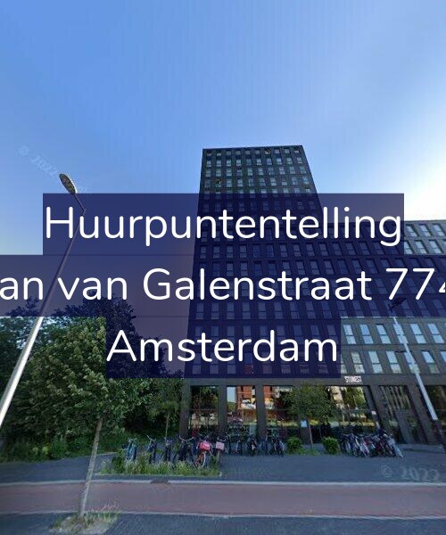 Foto gevel Huurpuntentelling voor Jan van Galenstraat 774, Amsterdam