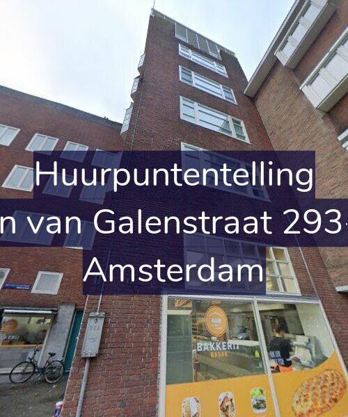 Foto gevel Huurpuntentelling voor Jan van Galenstraat 293-5, Amsterdam