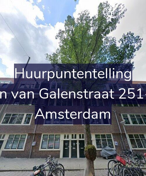 Foto gevel Huurpuntentelling voor Jan van Galenstraat 251-1, Amsterdam