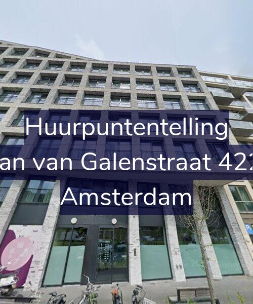 Foto gevel Huurpuntentelling voor Jan van Galenstraat 422, Amsterdam