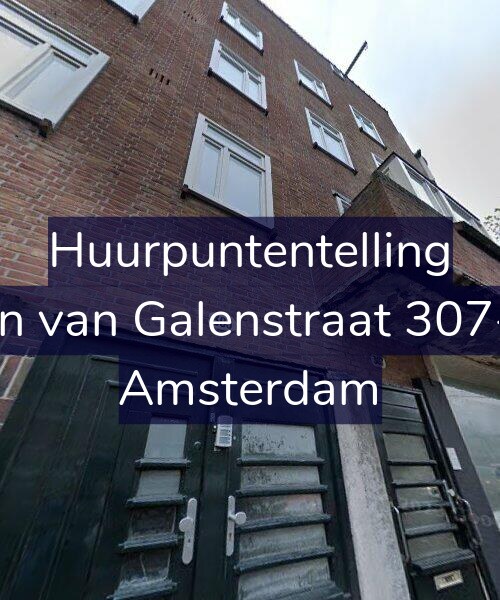 Foto gevel Huurpuntentelling voor Jan van Galenstraat 307-4, Amsterdam