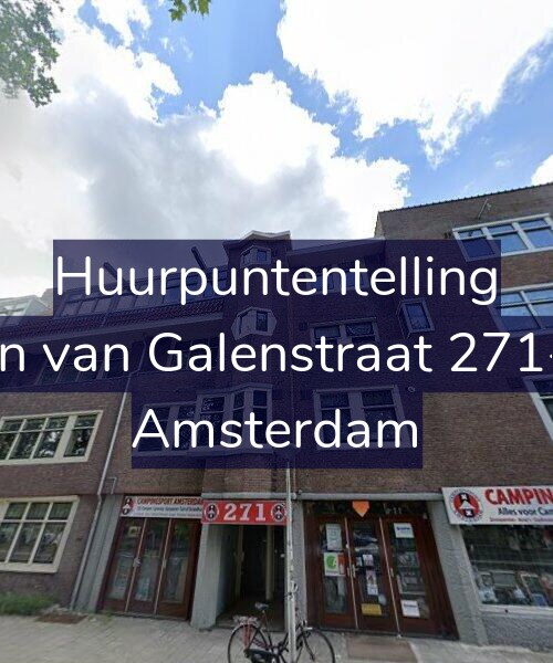 Foto gevel Huurpuntentelling voor Jan van Galenstraat 271-2, Amsterdam