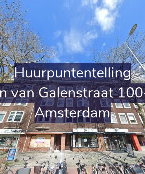 Foto gevel Huurpuntentelling voor Jan van Galenstraat 100-2, Amsterdam