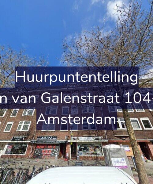 Foto gevel Huurpuntentelling voor Jan van Galenstraat 104-1, Amsterdam