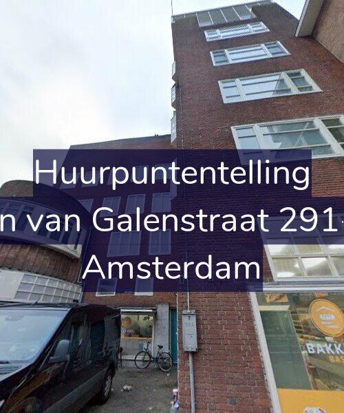 Foto gevel Huurpuntentelling voor Jan van Galenstraat 291-1, Amsterdam