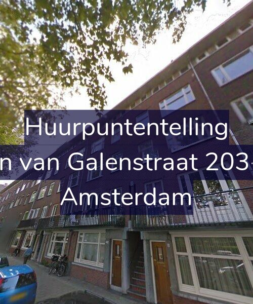 Foto gevel Huurpuntentelling voor Jan van Galenstraat 203-2, Amsterdam