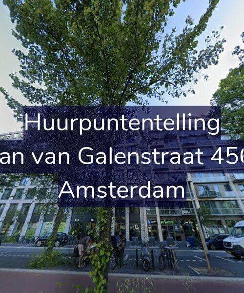 Foto gevel Huurpuntentelling voor Jan van Galenstraat 456, Amsterdam