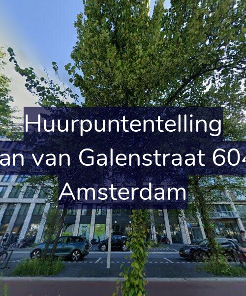 Foto gevel Huurpuntentelling voor Jan van Galenstraat 604, Amsterdam