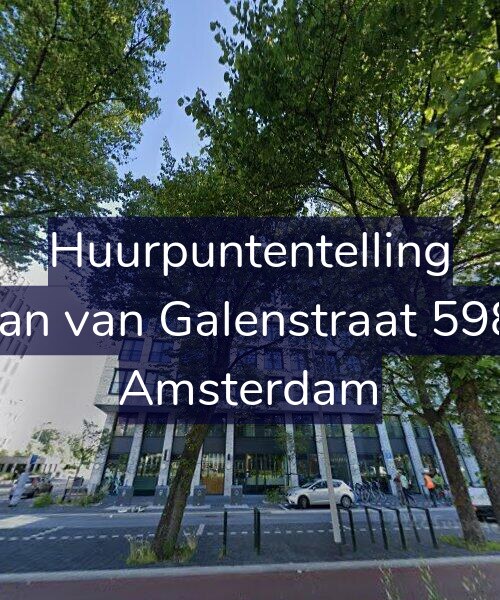 Foto gevel Huurpuntentelling voor Jan van Galenstraat 598, Amsterdam