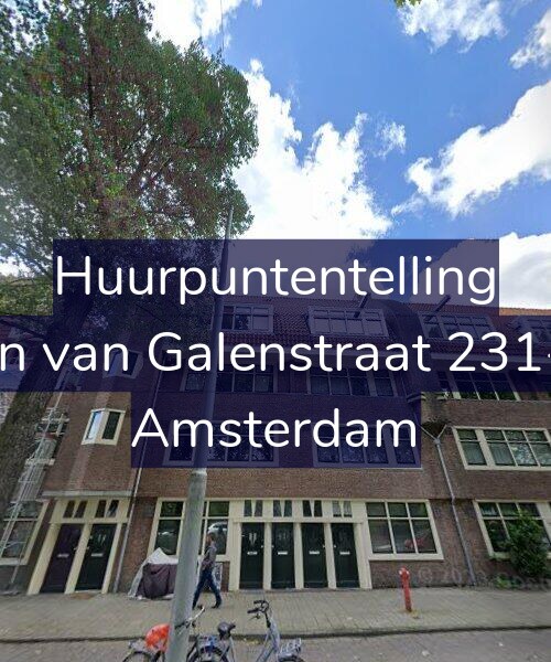 Foto gevel Huurpuntentelling voor Jan van Galenstraat 231-1, Amsterdam