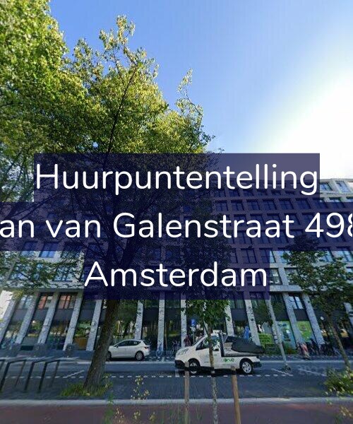 Foto gevel Huurpuntentelling voor Jan van Galenstraat 498, Amsterdam