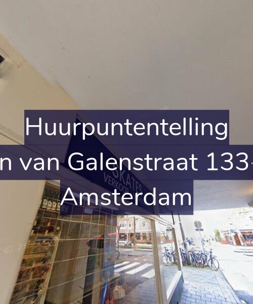 Foto gevel Huurpuntentelling voor Jan van Galenstraat 133-3, Amsterdam