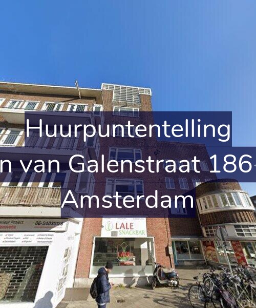 Foto gevel Huurpuntentelling voor Jan van Galenstraat 186-4, Amsterdam