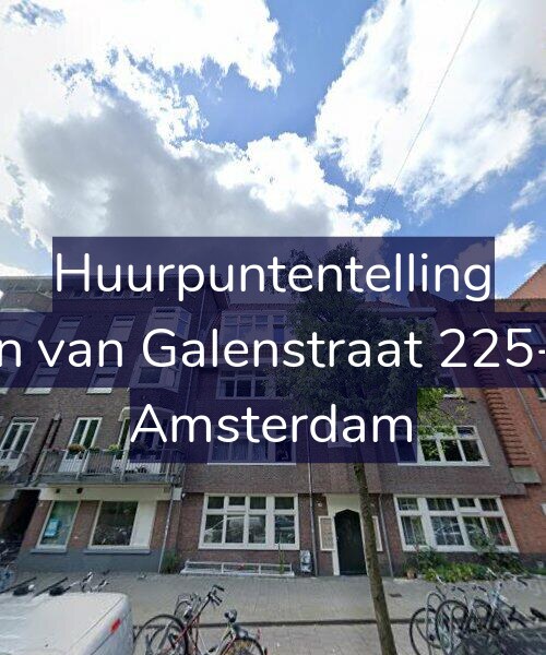 Foto gevel Huurpuntentelling voor Jan van Galenstraat 225-H, Amsterdam