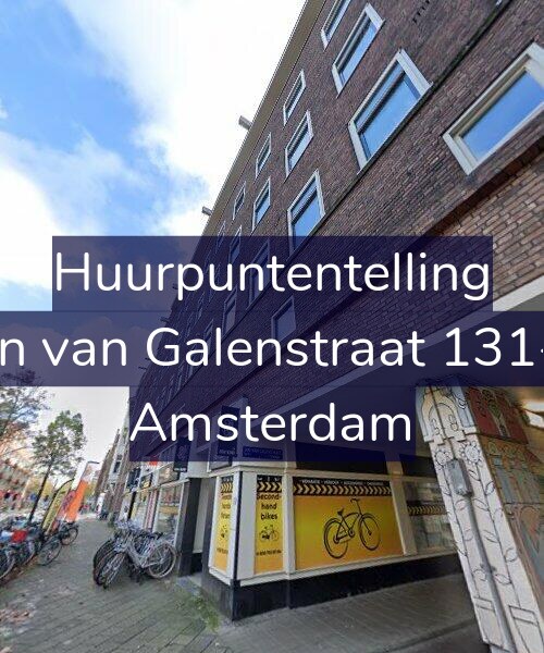 Foto gevel Huurpuntentelling voor Jan van Galenstraat 131-1, Amsterdam