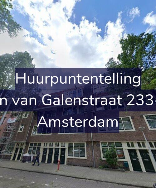 Foto gevel Huurpuntentelling voor Jan van Galenstraat 233-2, Amsterdam