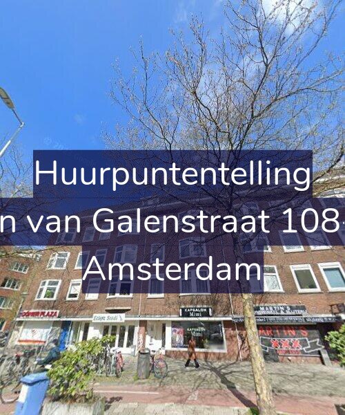 Foto gevel Huurpuntentelling voor Jan van Galenstraat 108-2, Amsterdam