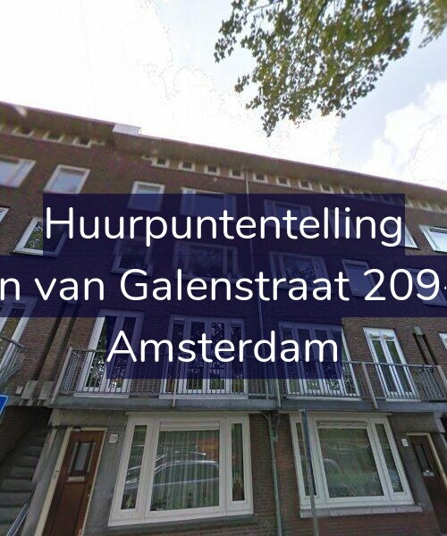 Foto gevel Huurpuntentelling voor Jan van Galenstraat 209-3, Amsterdam