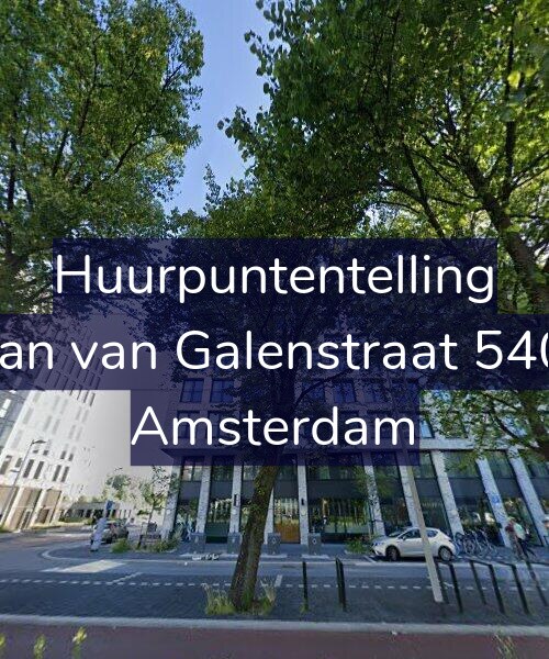 Foto gevel Huurpuntentelling voor Jan van Galenstraat 540, Amsterdam