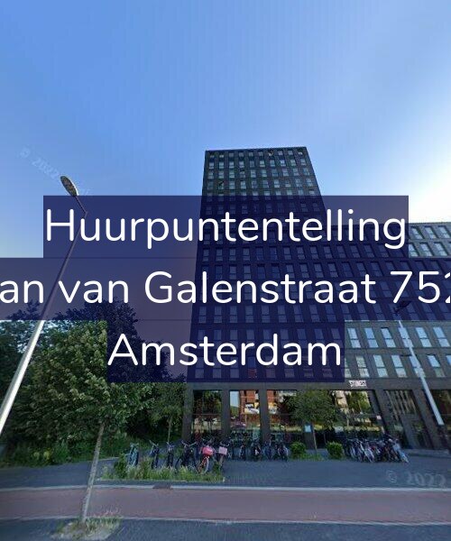 Foto gevel Huurpuntentelling voor Jan van Galenstraat 752, Amsterdam