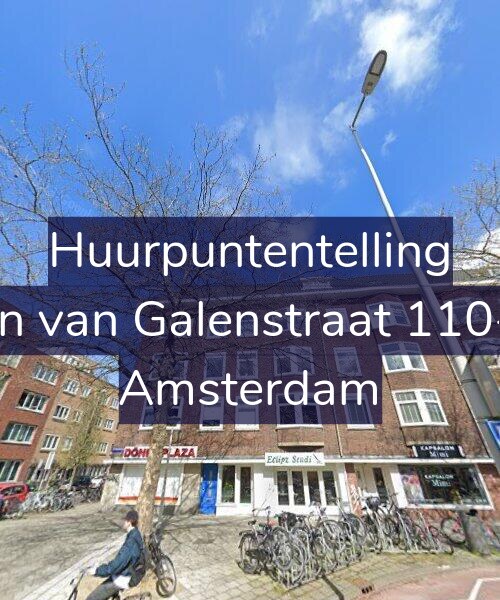 Foto gevel Huurpuntentelling voor Jan van Galenstraat 110-1, Amsterdam