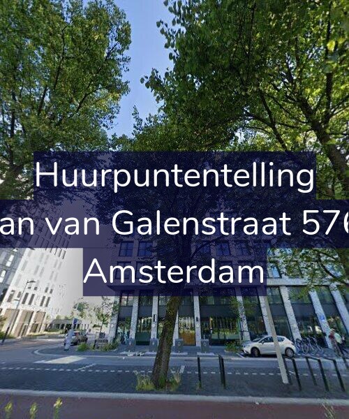 Foto gevel Huurpuntentelling voor Jan van Galenstraat 576, Amsterdam