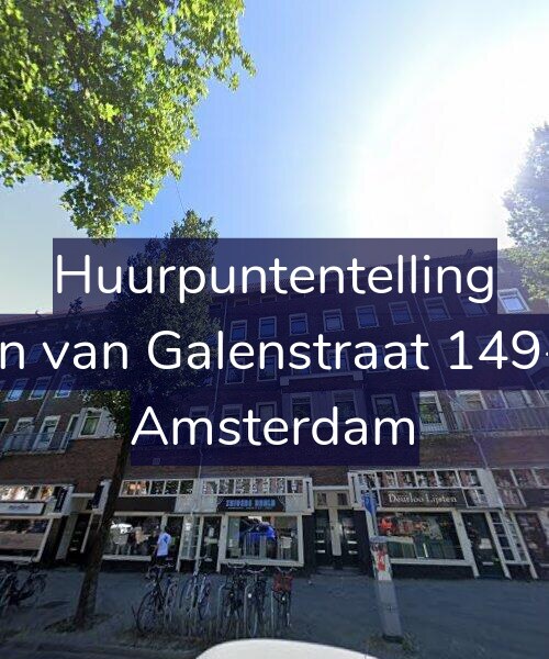 Foto gevel Huurpuntentelling voor Jan van Galenstraat 149-2, Amsterdam