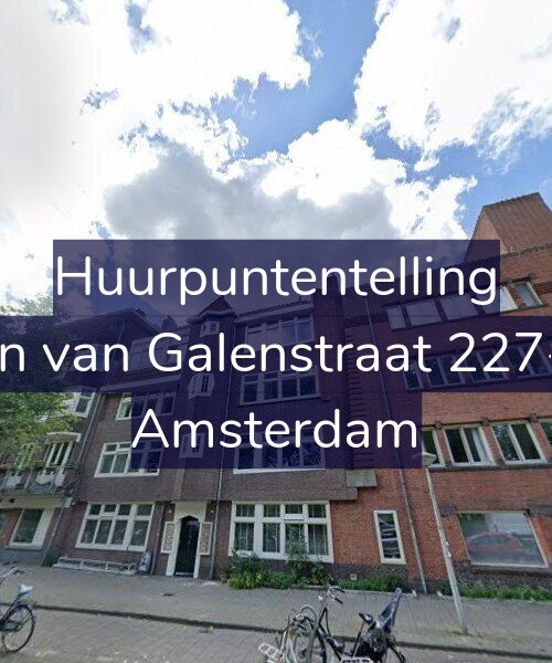 Foto gevel Huurpuntentelling voor Jan van Galenstraat 227-2, Amsterdam