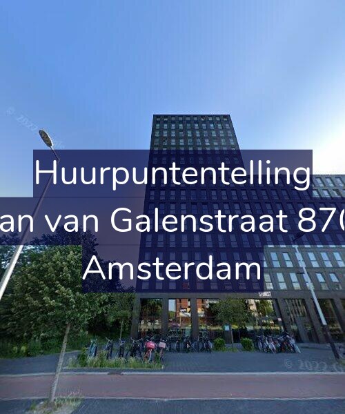 Foto gevel Huurpuntentelling voor Jan van Galenstraat 870, Amsterdam