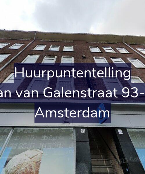 Foto gevel Huurpuntentelling voor Jan van Galenstraat 93-3, Amsterdam
