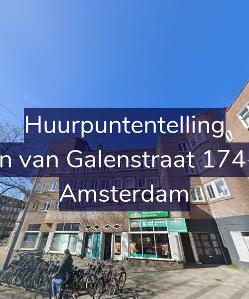 Foto gevel Huurpuntentelling voor Jan van Galenstraat 174-3, Amsterdam