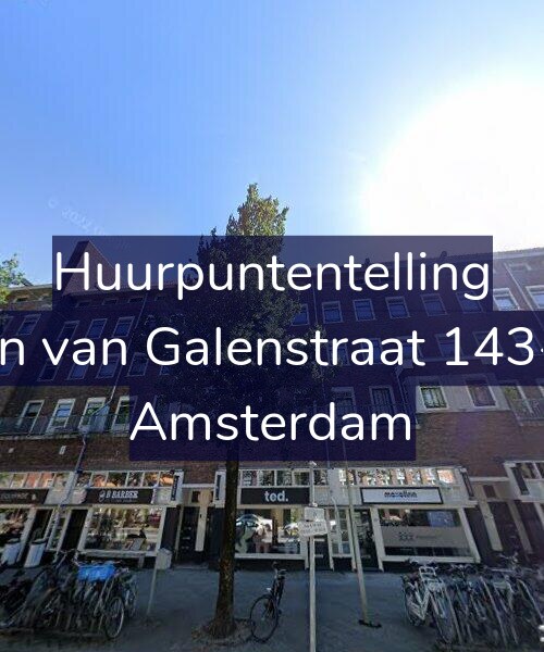 Foto gevel Huurpuntentelling voor Jan van Galenstraat 143-3, Amsterdam