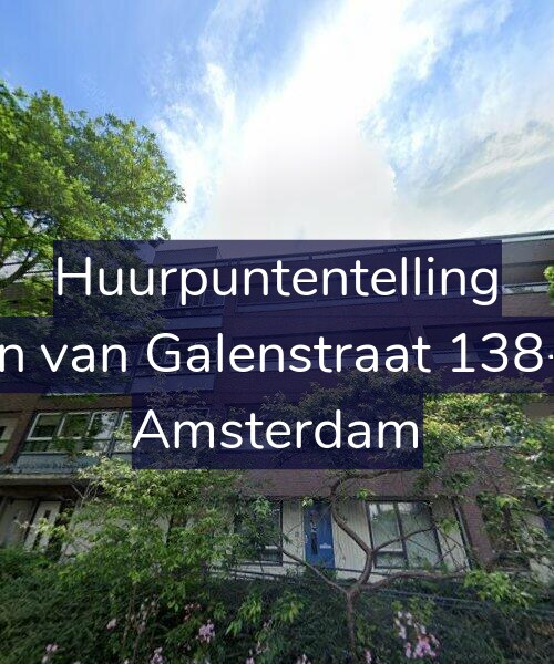 Foto gevel Huurpuntentelling voor Jan van Galenstraat 138-B, Amsterdam