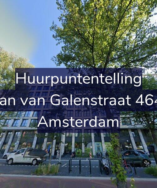 Foto gevel Huurpuntentelling voor Jan van Galenstraat 464, Amsterdam