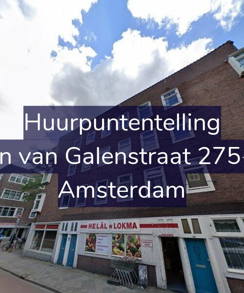 Foto gevel Huurpuntentelling voor Jan van Galenstraat 275-3, Amsterdam
