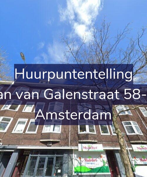 Foto gevel Huurpuntentelling voor Jan van Galenstraat 58-3, Amsterdam