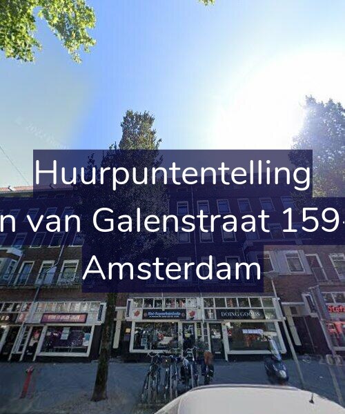 Foto gevel Huurpuntentelling voor Jan van Galenstraat 159-1, Amsterdam
