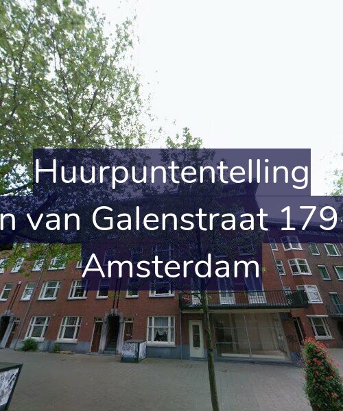 Foto gevel Huurpuntentelling voor Jan van Galenstraat 179-4, Amsterdam
