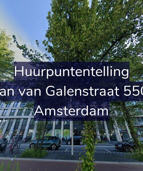 Foto gevel Huurpuntentelling voor Jan van Galenstraat 550, Amsterdam