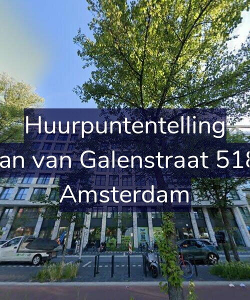 Foto gevel Huurpuntentelling voor Jan van Galenstraat 518, Amsterdam